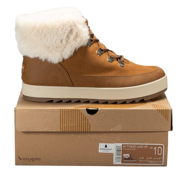 Koolaburra by UGG Womens Tynlee Lace-up Fashion Boot Chestnut Size 10 M - Picture 8 of 13